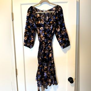 Amour Vert silk floral dress